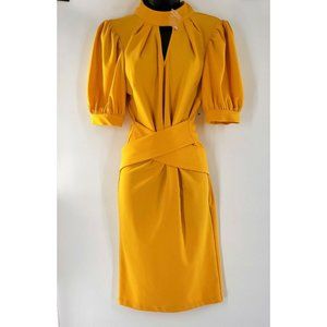 New York and Company Mustard Yellow Dress